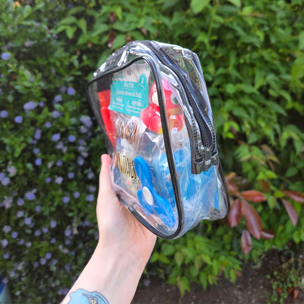 Personalised Travel Sensory Bag - Airplane Sensory Kit - Hospital Sensory Bag
