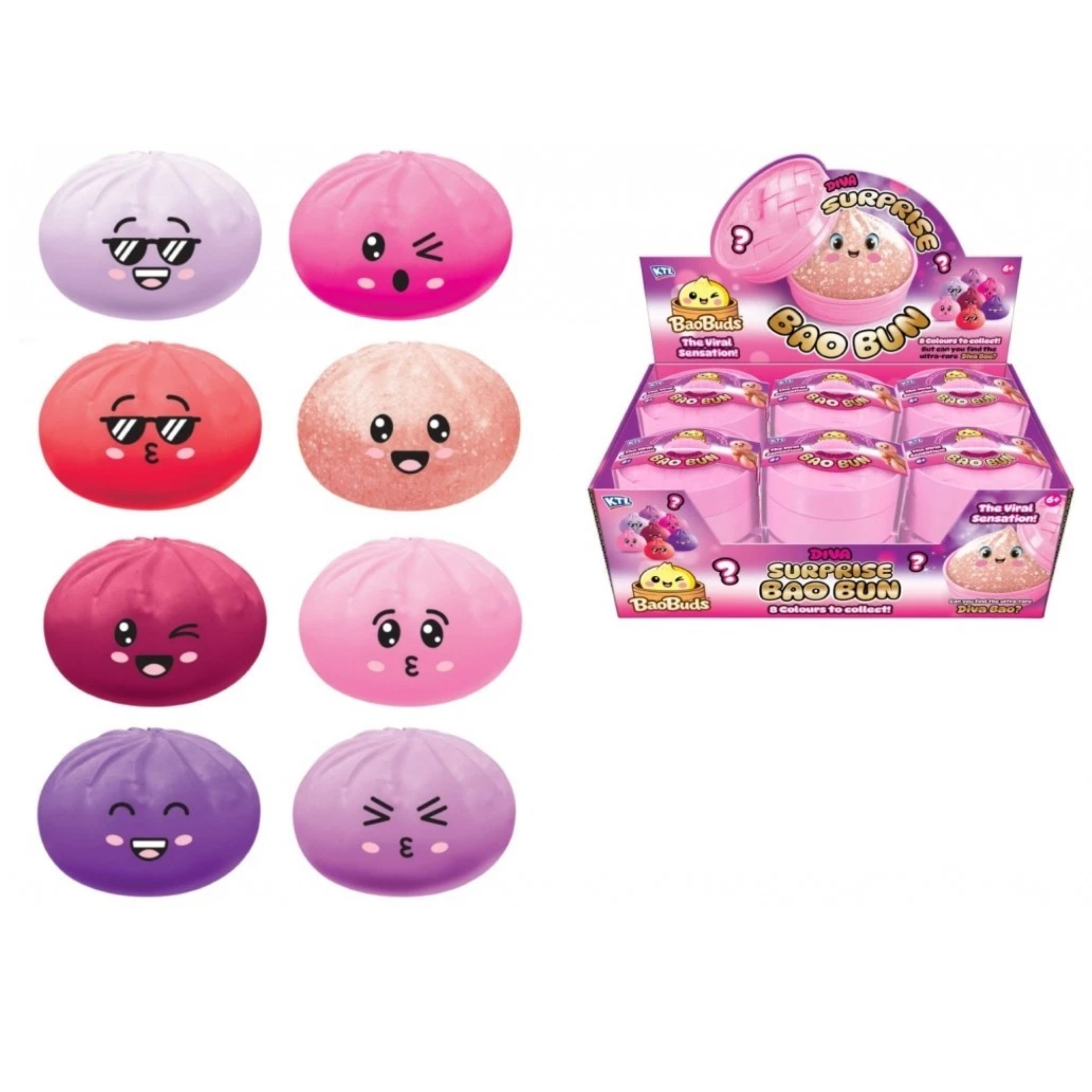 Diva Bao Bun Mystery Squishy - Kawaii Sensory Surprise