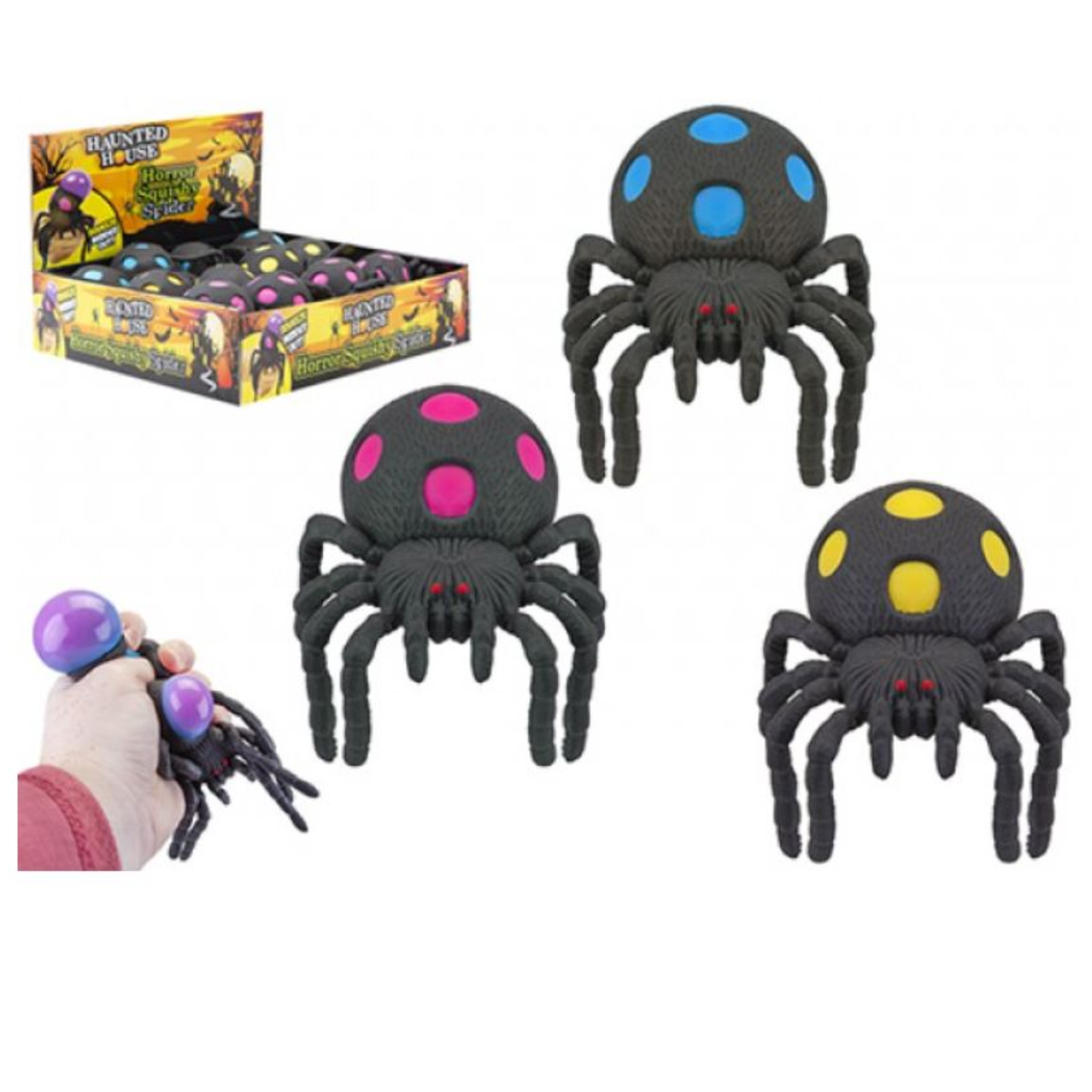 Halloween Squishy Spider – Flour Filled Sensory Toy
