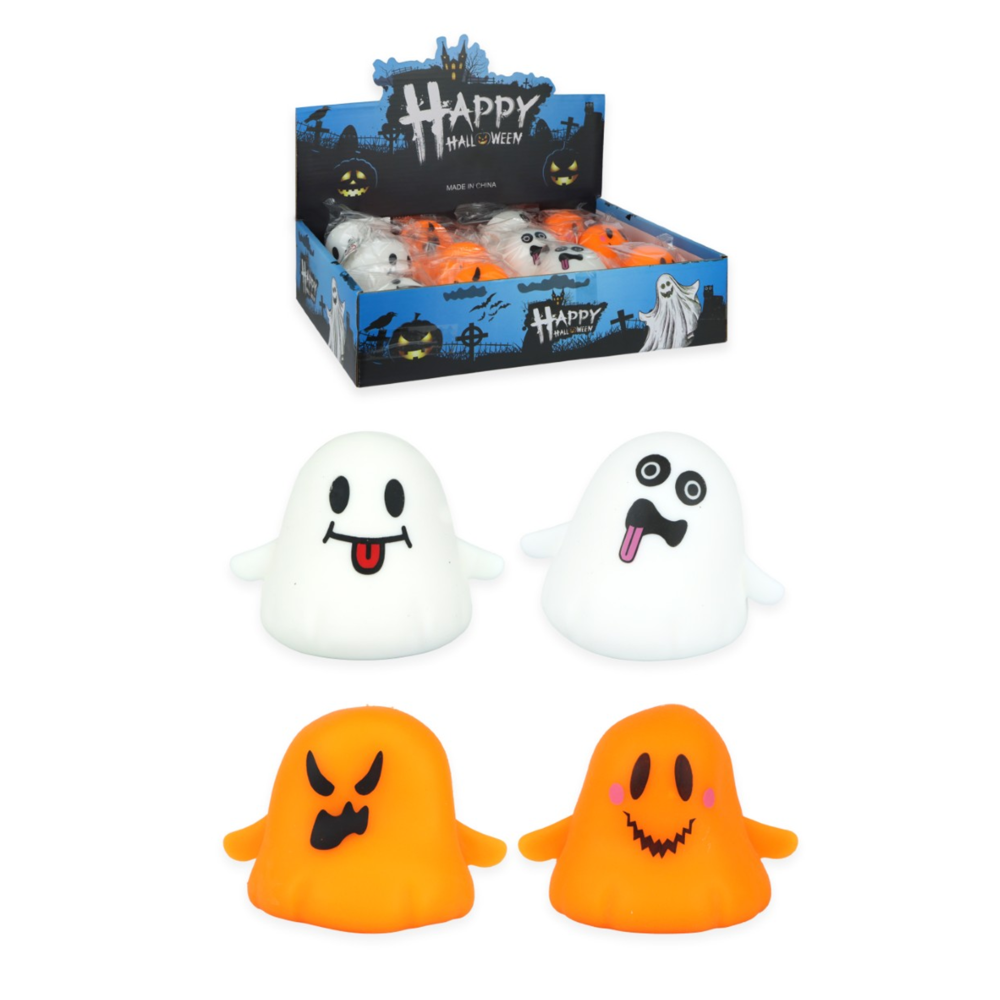 Squishy Halloween Ghost – 7cm Squeeze Toy