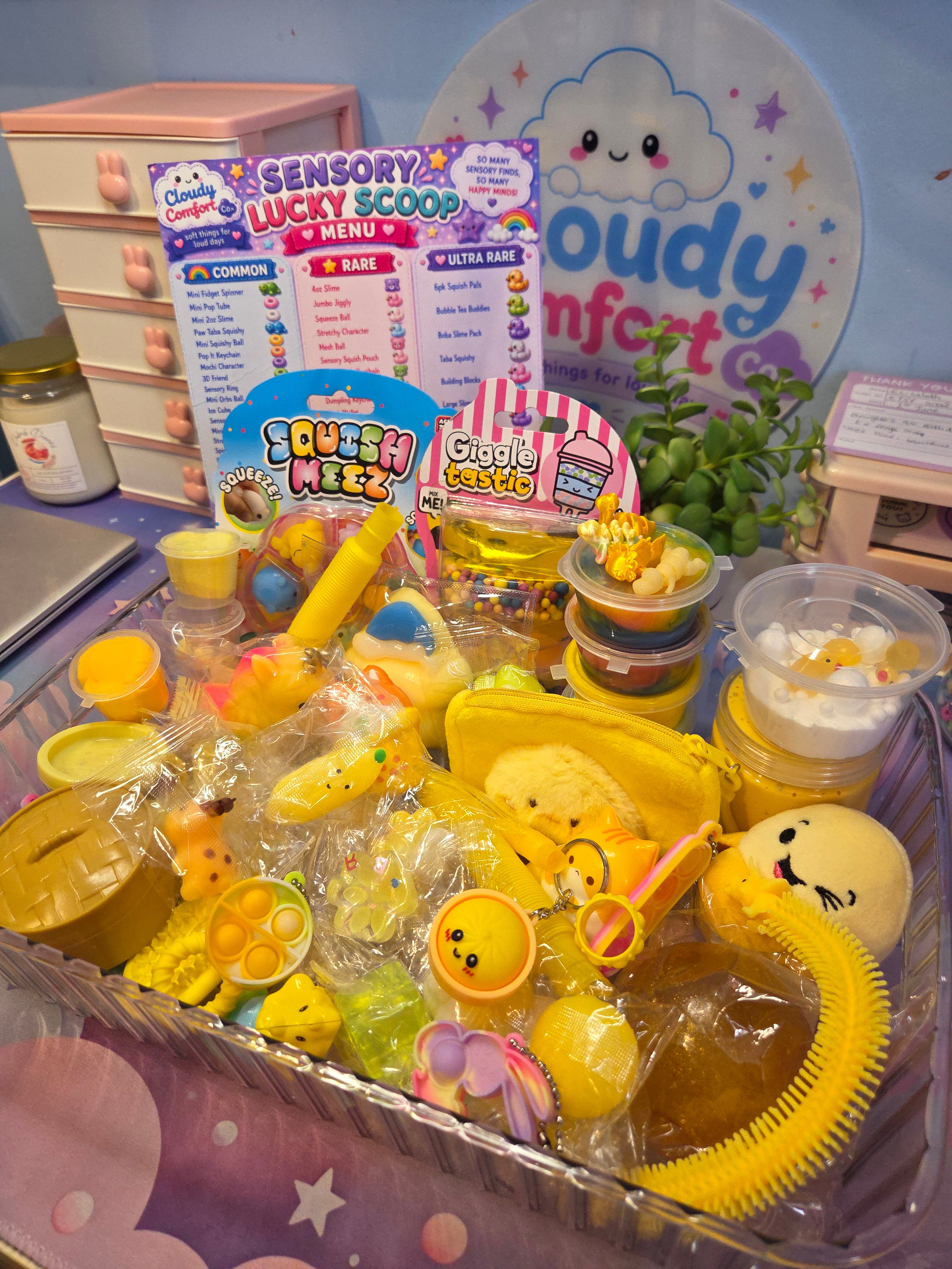 Sensory Lucky Mega Scoop - Slime & Fidget Mystery Scoop