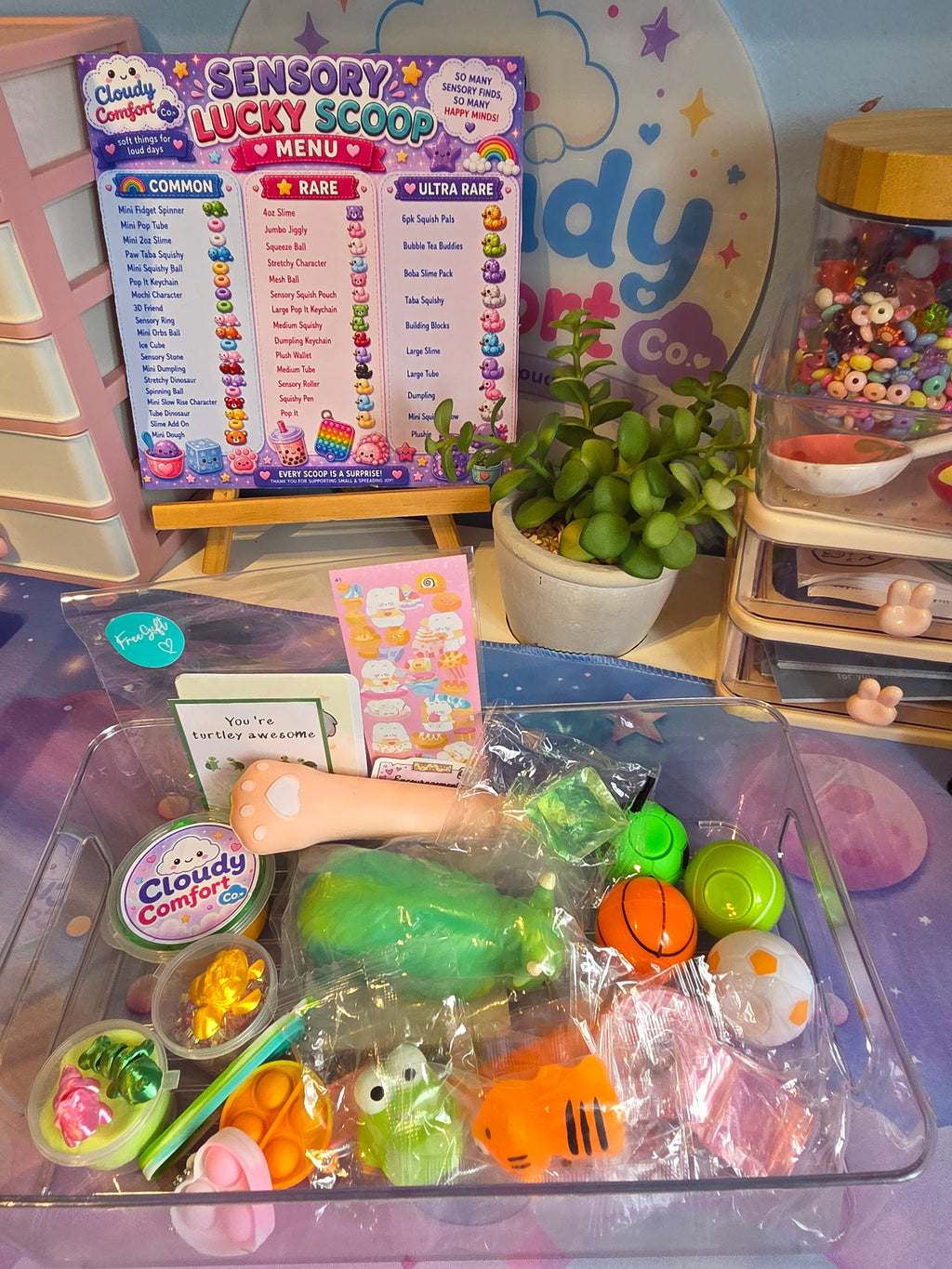 Sensory Lucky Mini Scoop - Slime & Fidget Mystery Scoop