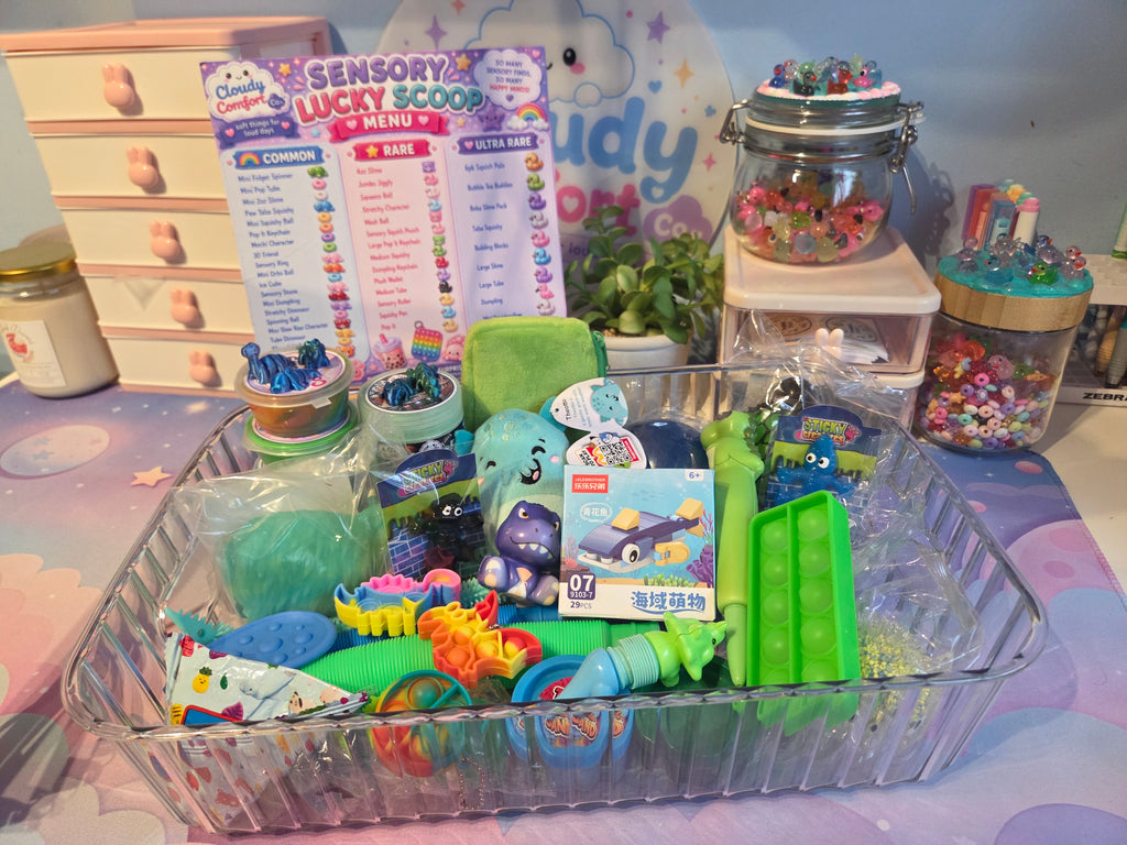 Sensory Lucky Mega Scoop - Slime & Fidget Mystery Scoop