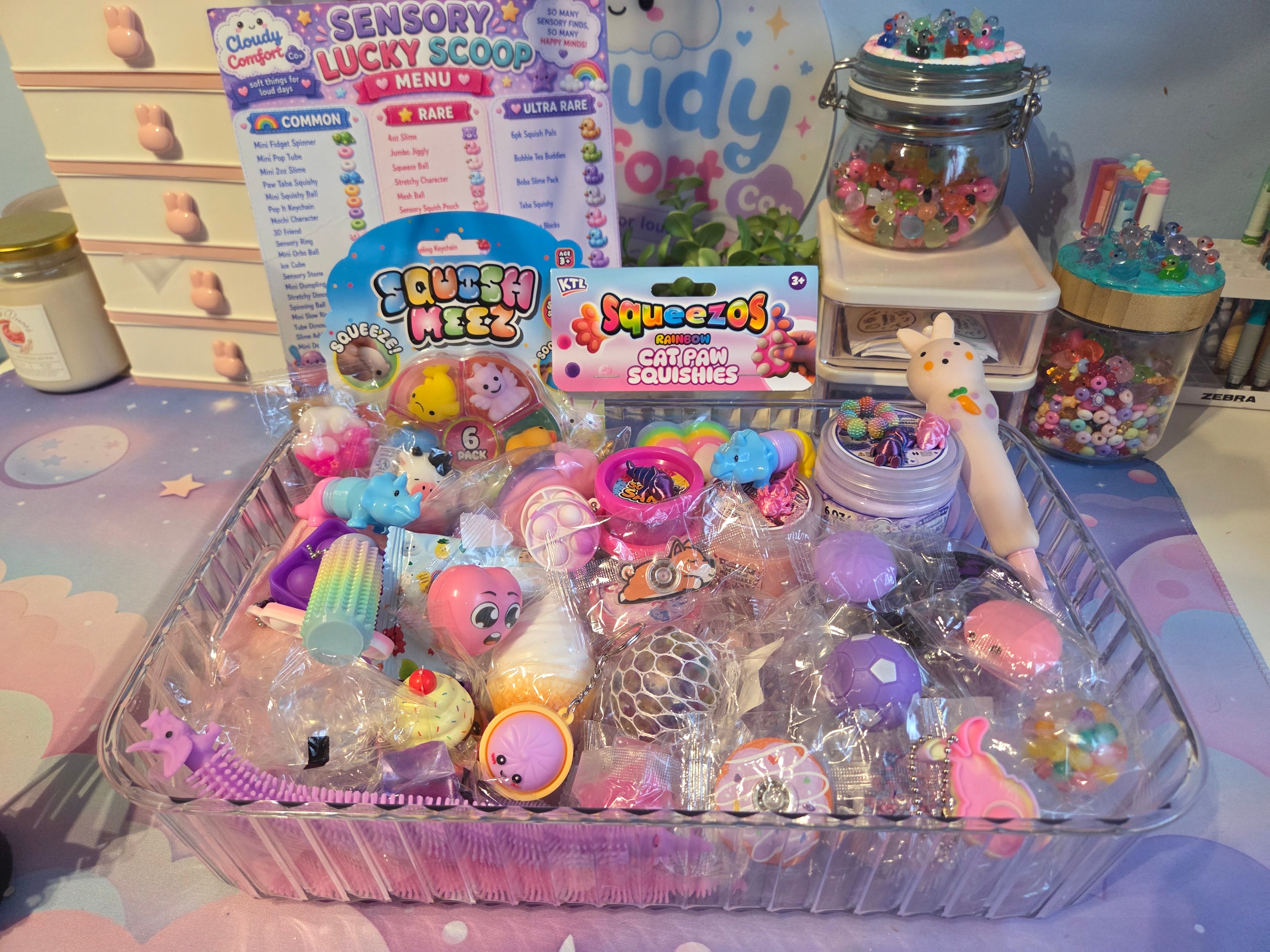 Sensory Lucky Mega Scoop - Slime & Fidget Mystery Scoop
