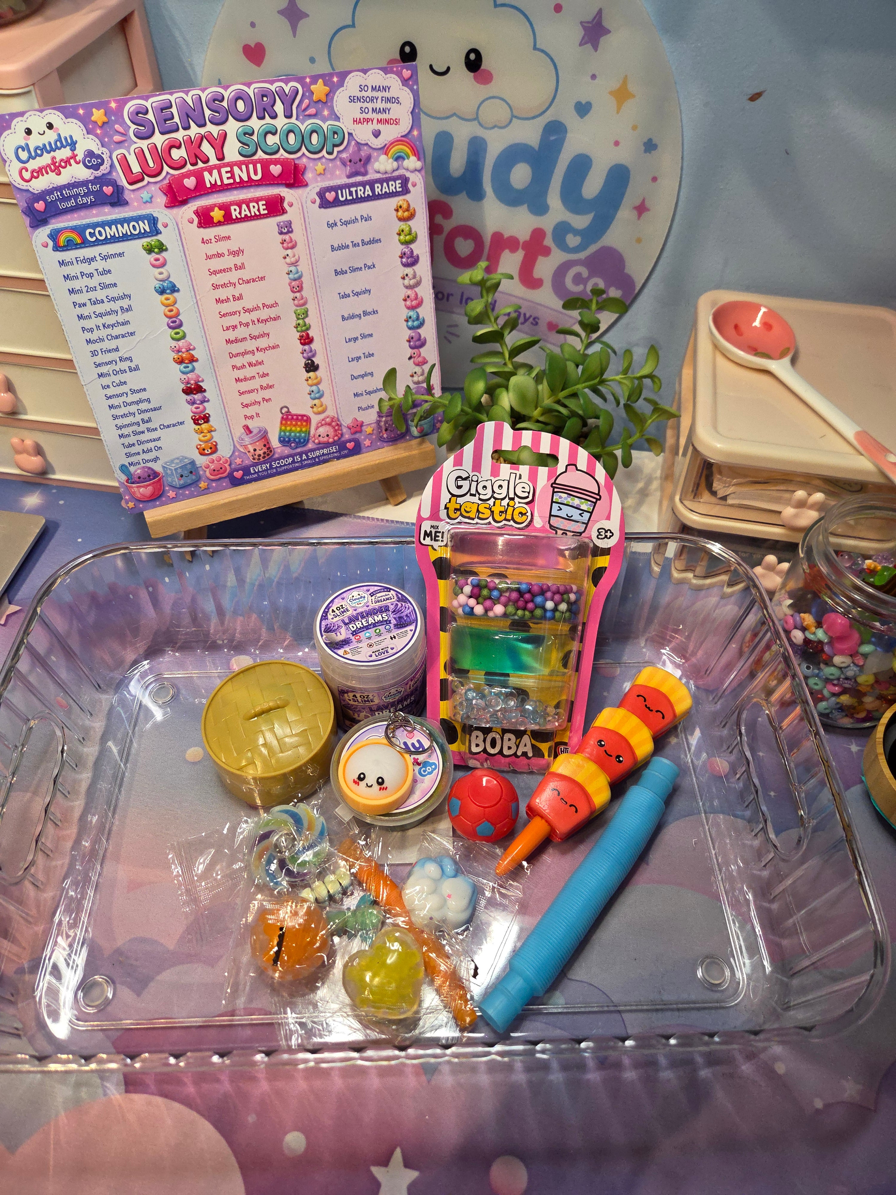 Sensory Lucky Mini Scoop - Slime & Fidget Mystery Scoop