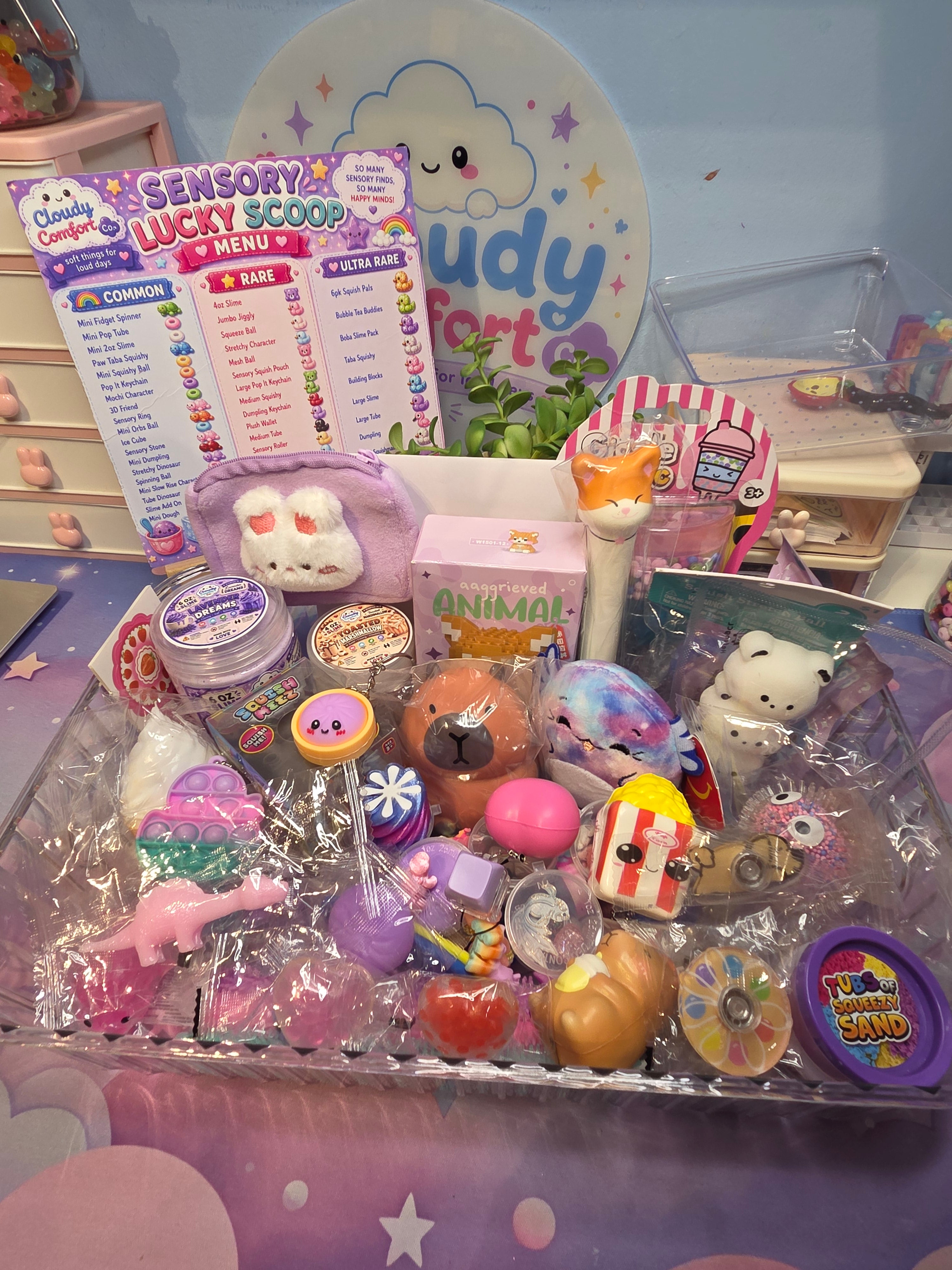 Sensory Lucky Mega Scoop - Slime & Fidget Mystery Scoop