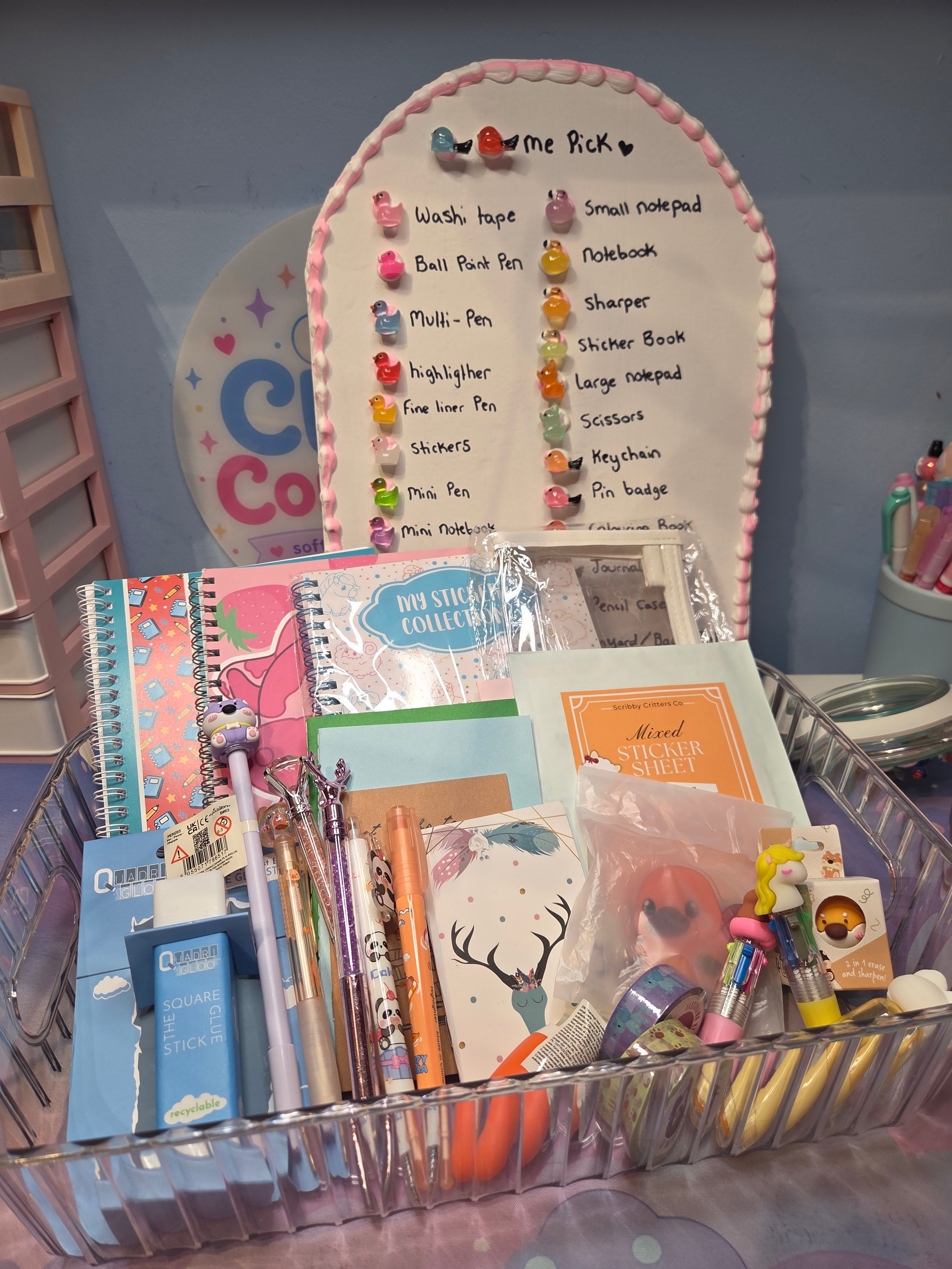 Stationery Surprise Scoop Box - Mystery Stationery Bundle
