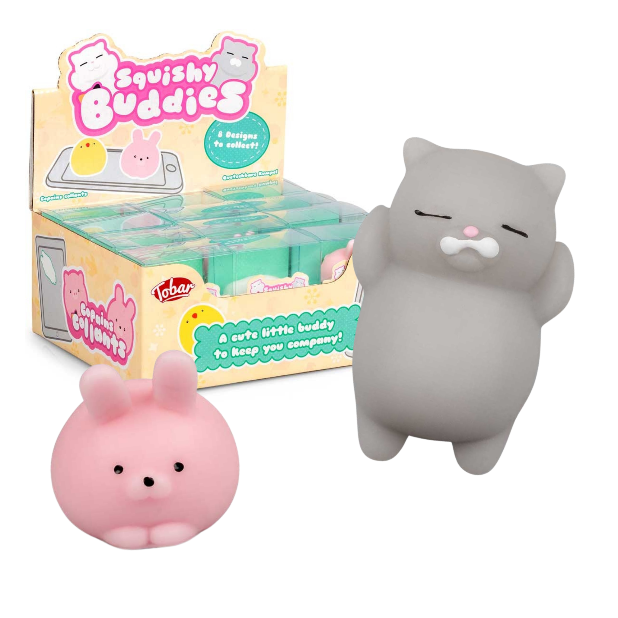 Squishy Buddies Sensory Toy - Cute Animal Squishy