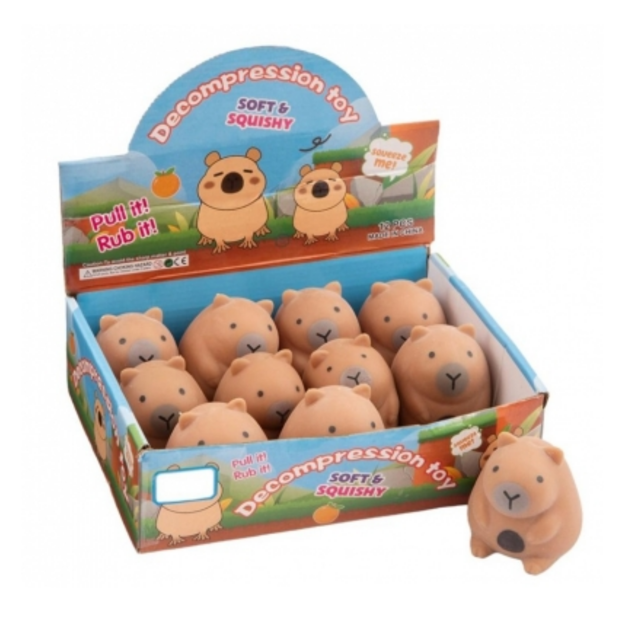 Capybara Squishy - Cute Squeezy Sensory Toy