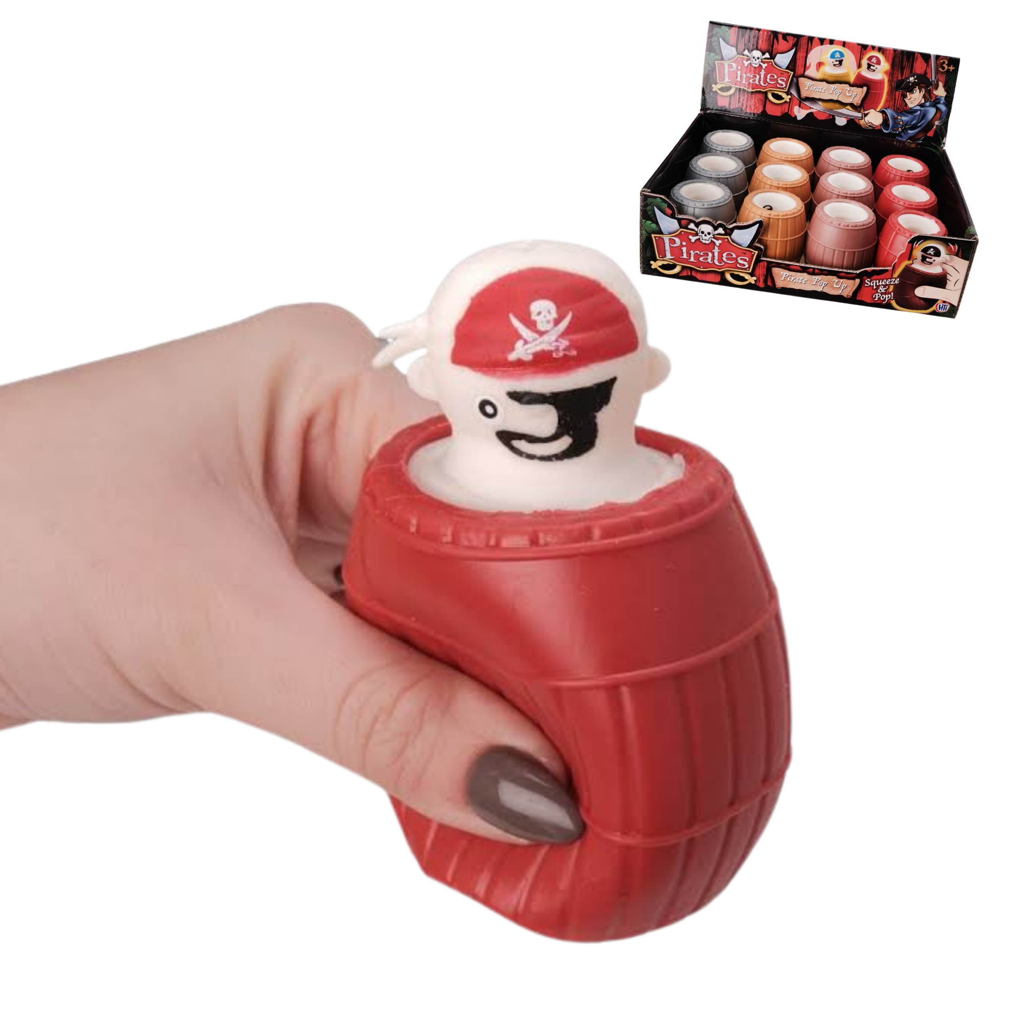 Pirate Pop Up Fidget Toy - Squishy Pop Up Toy