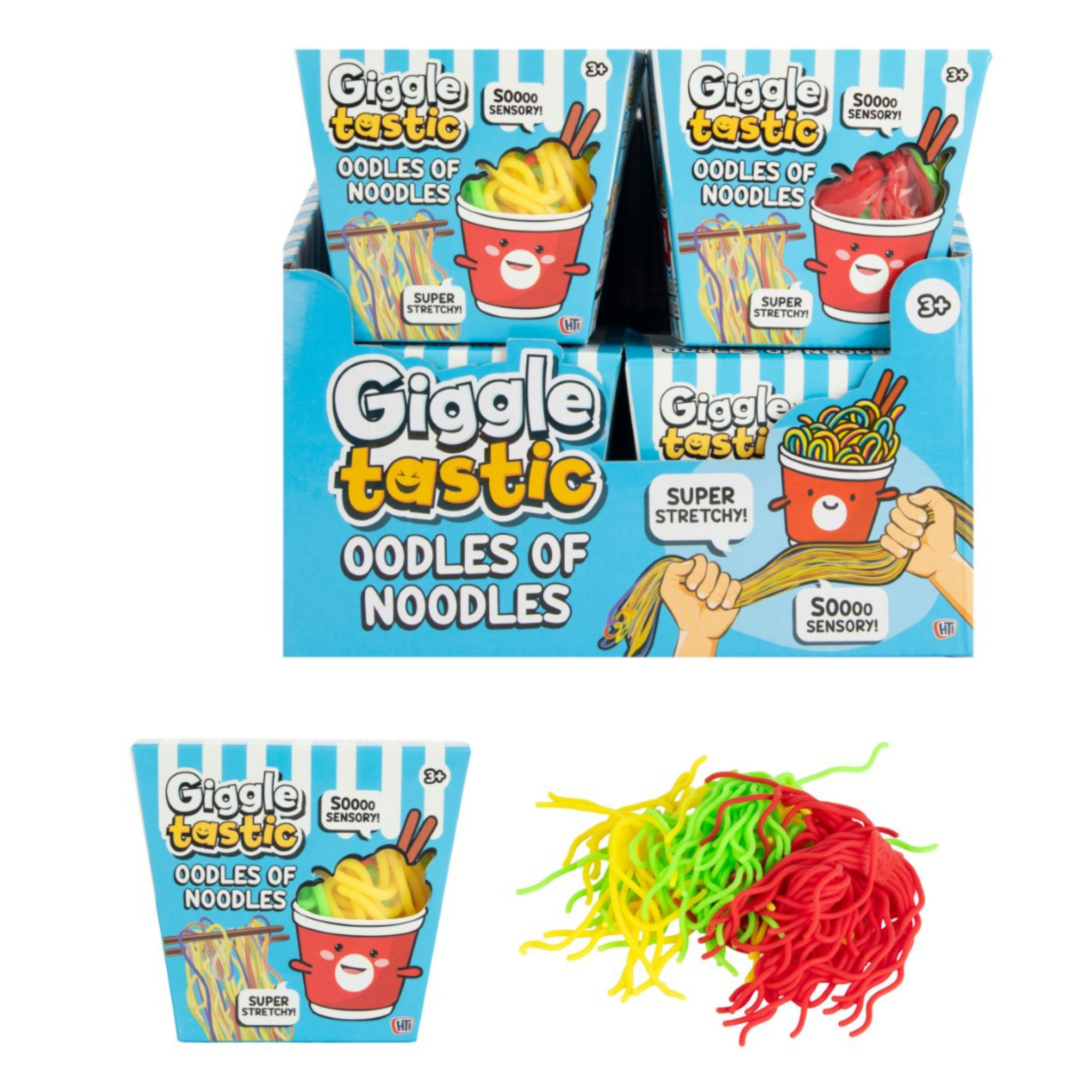 Stretchy Noodle Fidget Toy Set - Oodles of Noodles Sensory Toy