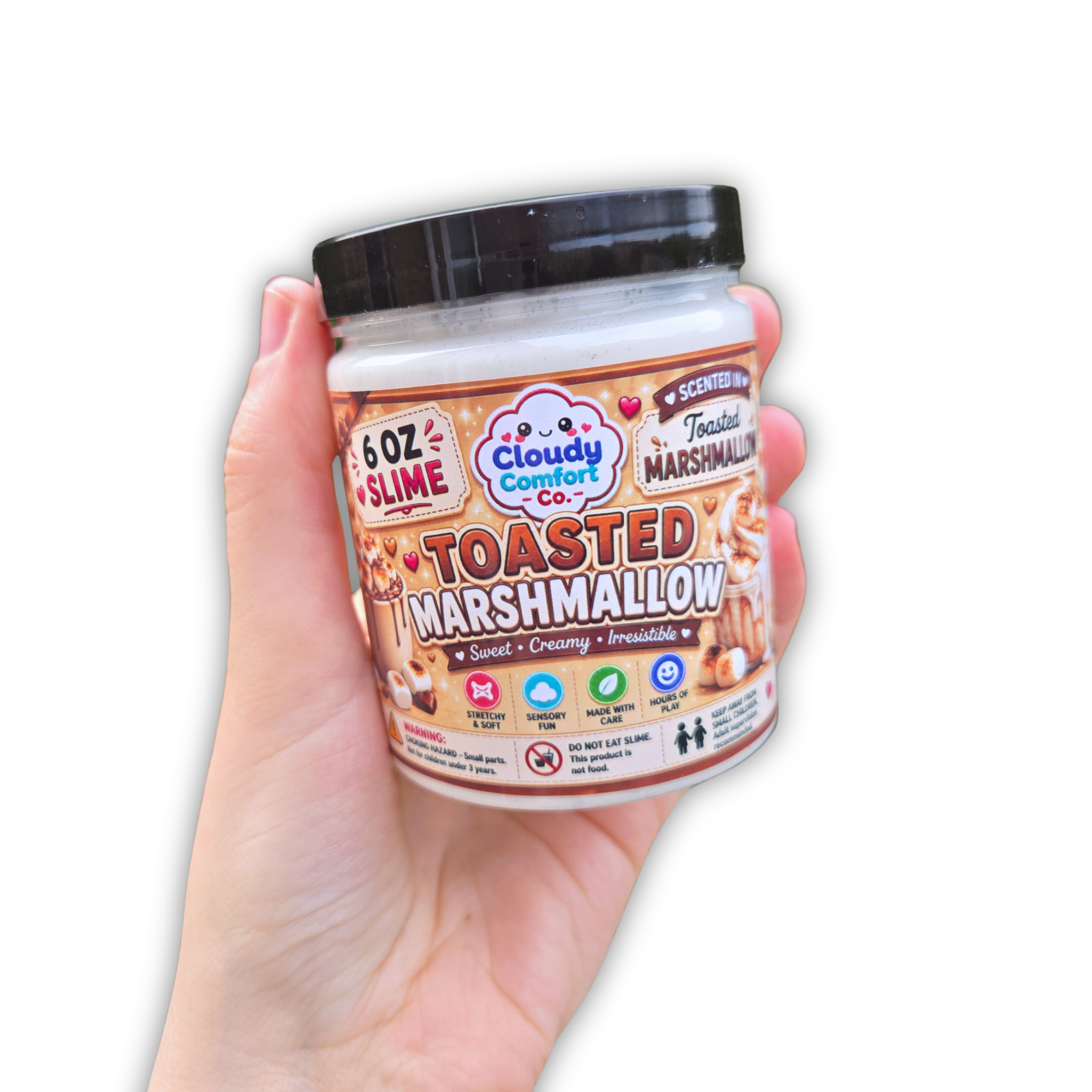 Toasted Marshmallow Slime - Marshmallow Scented Slime