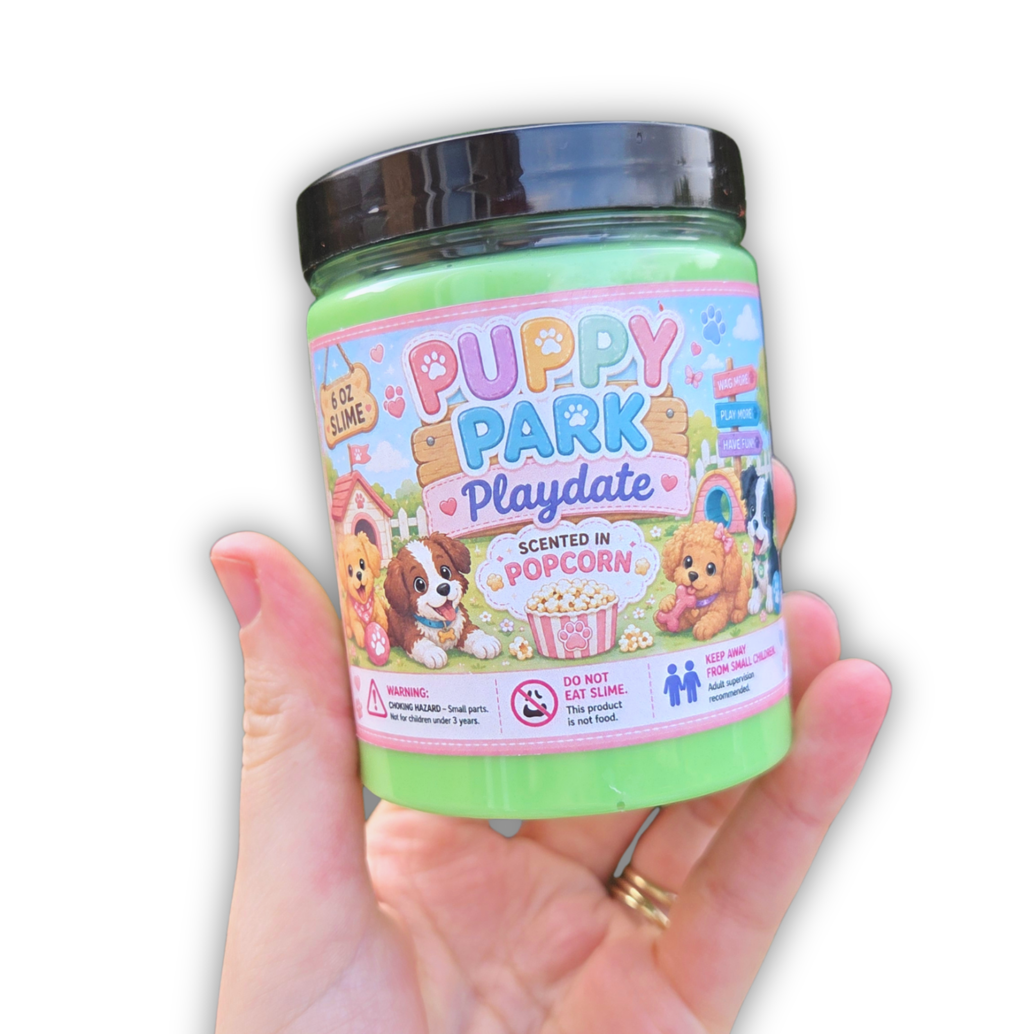 Puppy Park Slime - Popcorn Scented Slime