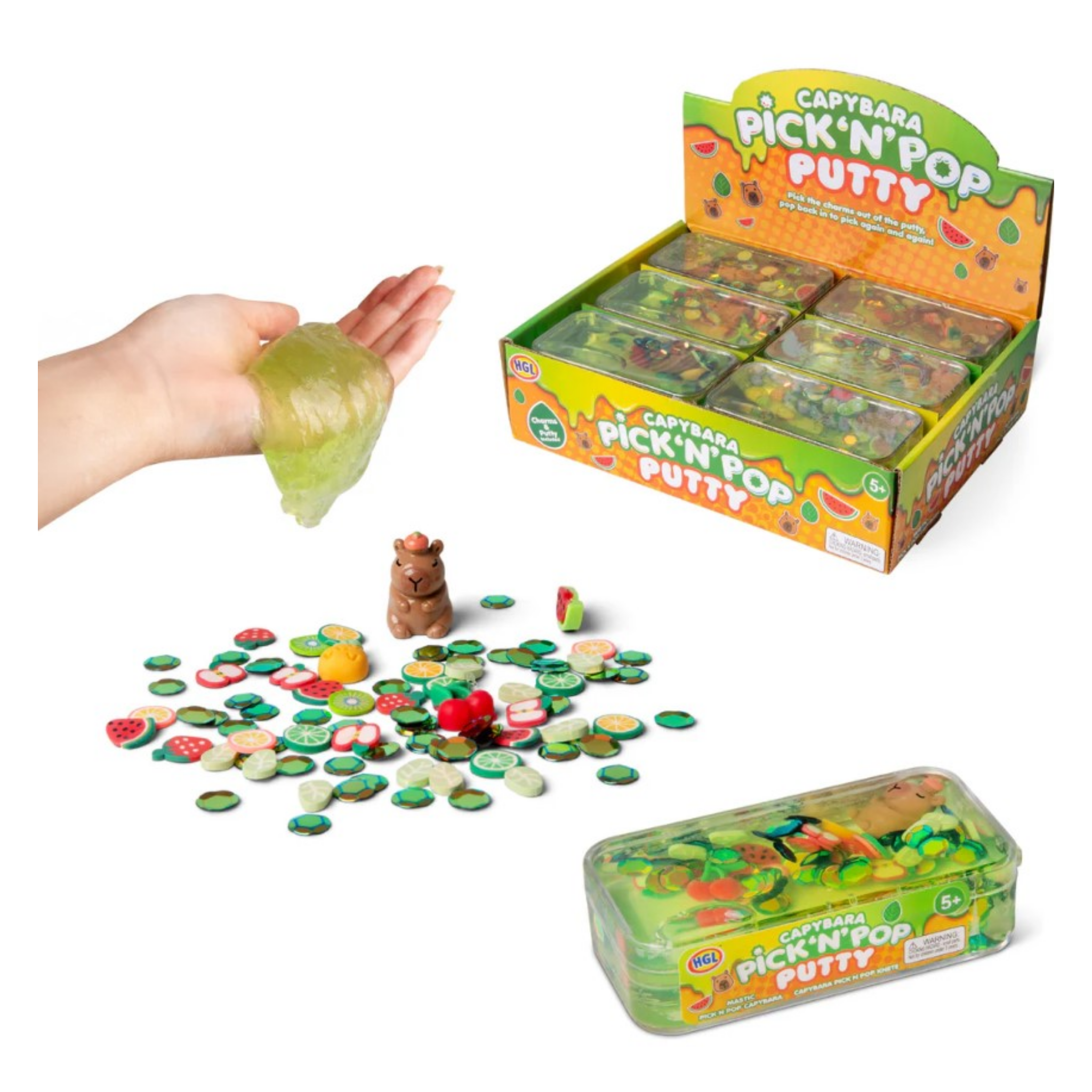 Capybara Pick N Pop Putty - Sensory Putty with Hidden Charms