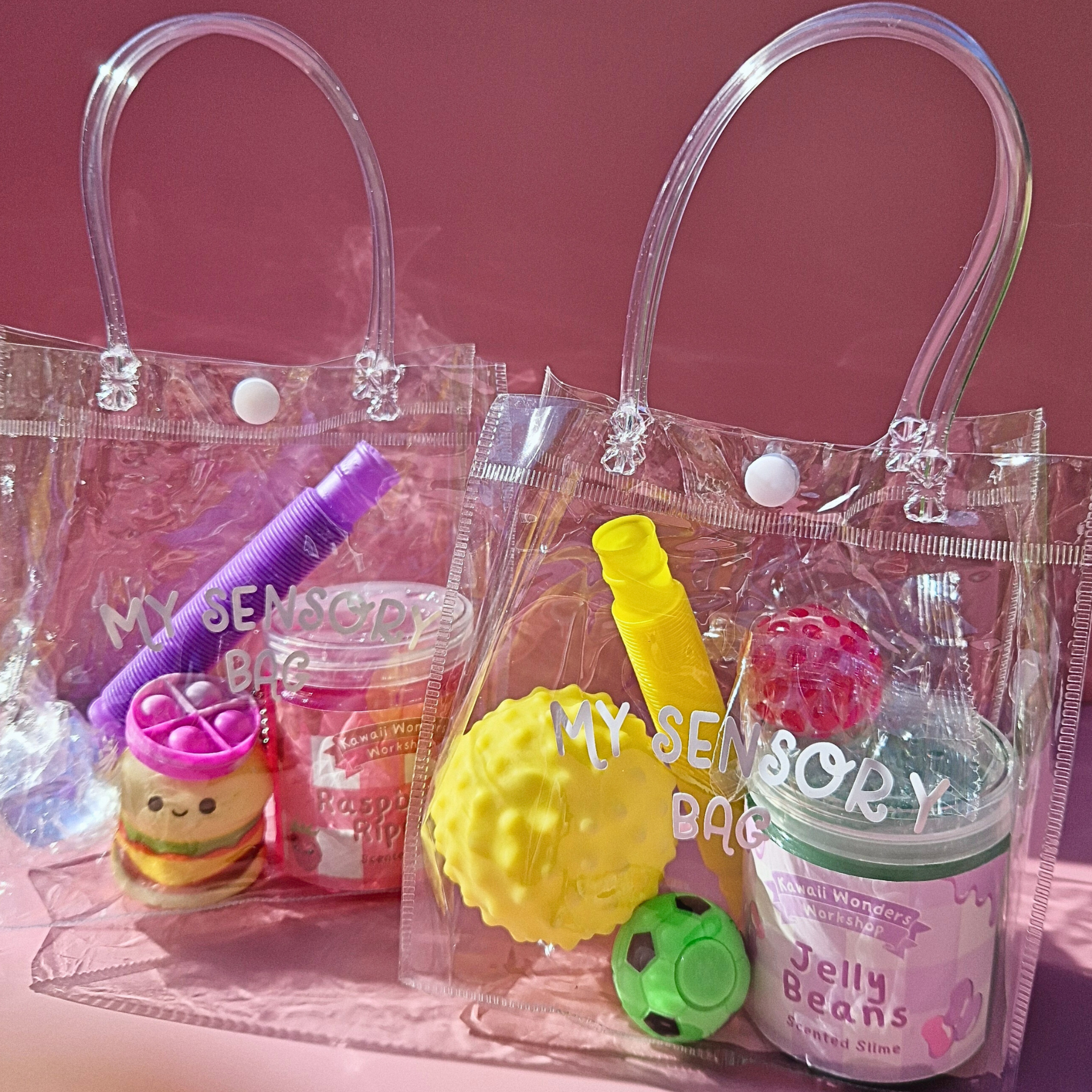 Personalised Sensory Bag - Slime & Fidget Toy Set