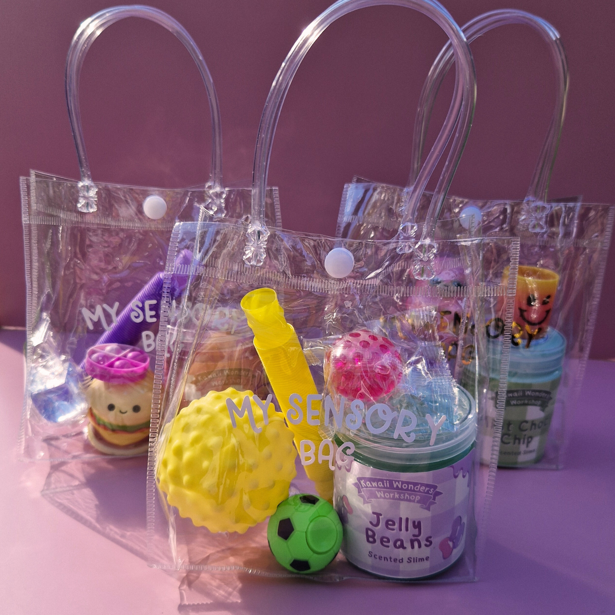 Personalised Sensory Bag - Slime & Fidget Toy Set