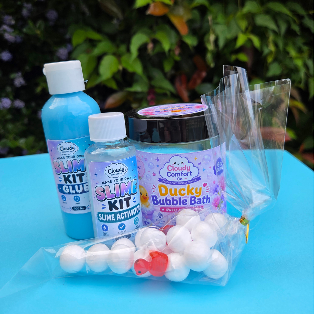 Make Your Own Slime Kit - Ducky Bubble Bath Slime Set