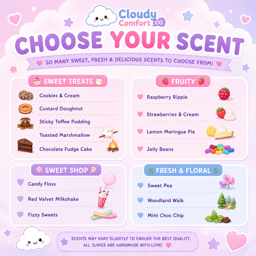 Custom Slime - Personalised Slime - Choose Your Scent & Colour