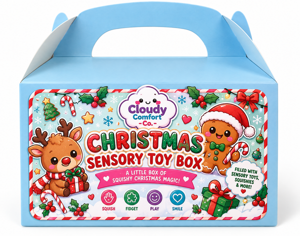 Christmas Sensory Toy Box – 4 Sensory & Squishy Surprises