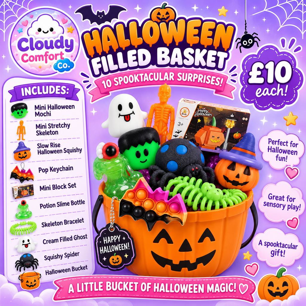 Halloween Filled Sensory Bucket – 10 Spooktacular Surprises