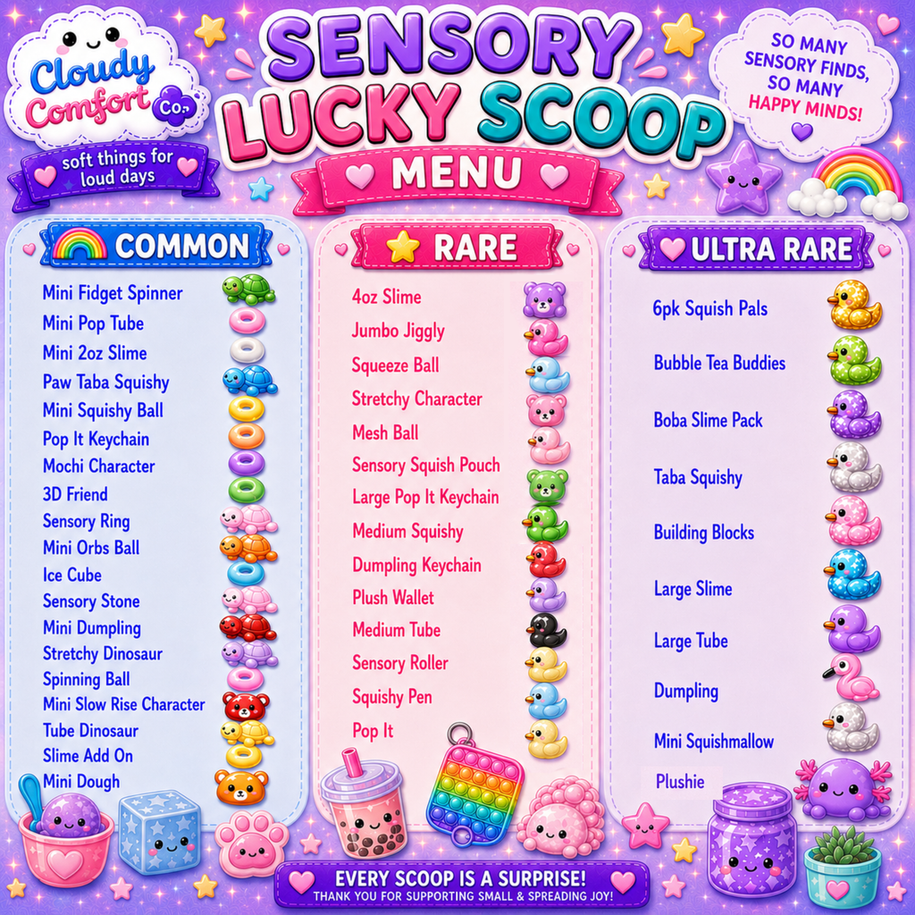 Sensory Lucky Mini Scoop - Slime & Fidget Mystery Scoop
